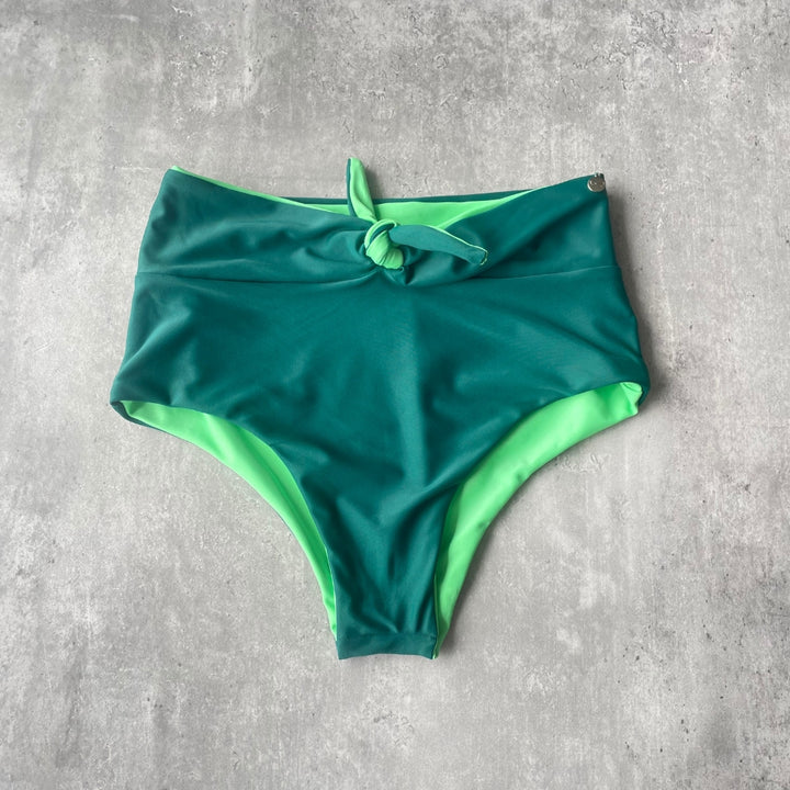 Braguita Máncora verde esmeralda reversible a menta neón