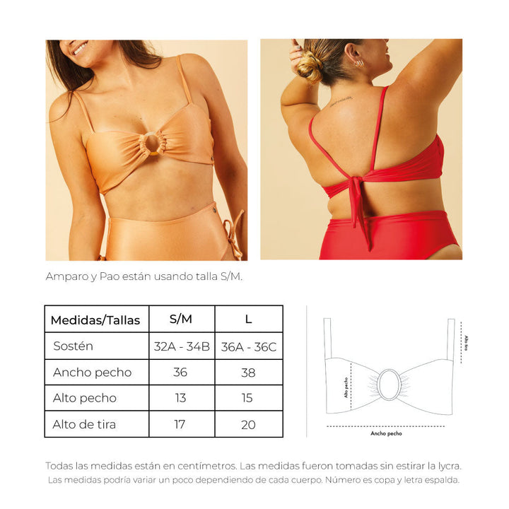 Top Creta Berry Satinado